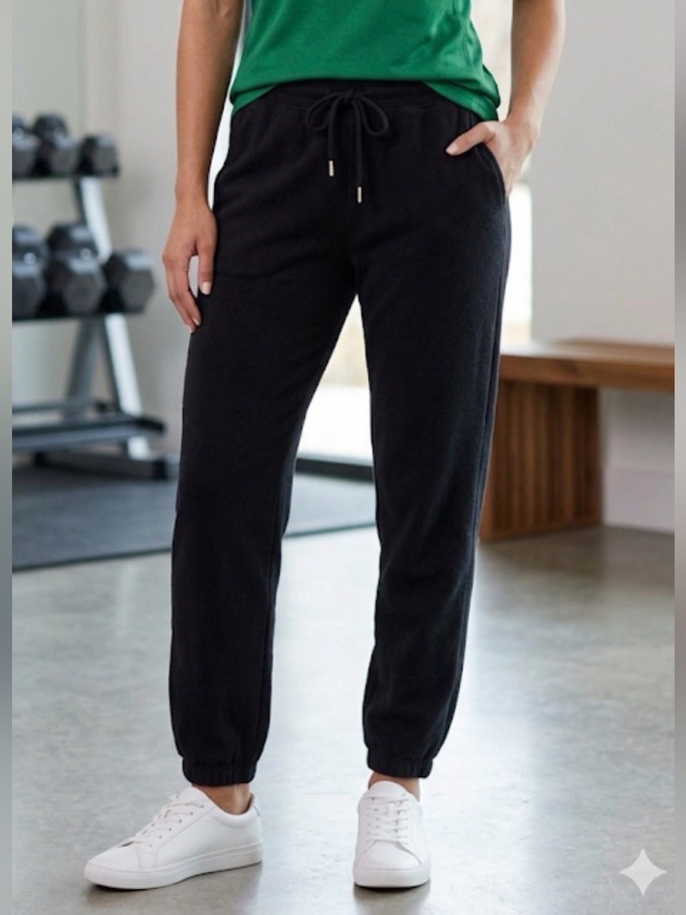 SA GE collection women’s size small Black Jogger Pants NWT